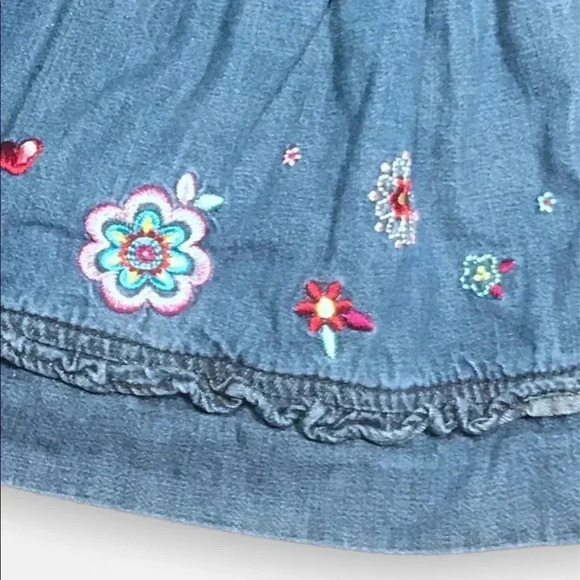 Carter’s Denim Strapless Girls  Dress - Picture 3 of 5
